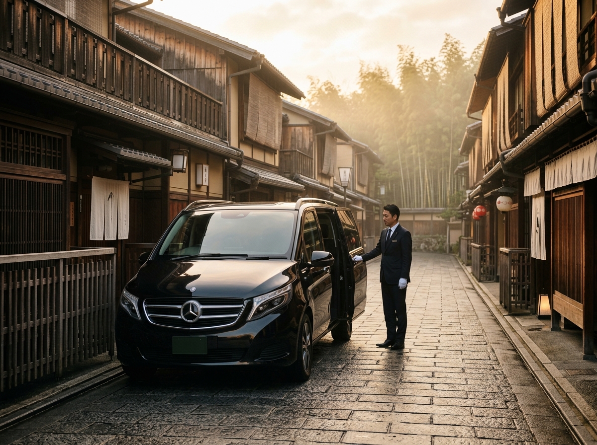 Private Executive Chauffeur Charter in Kyoto