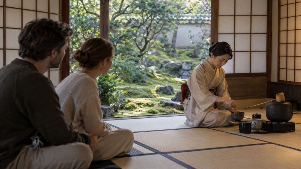 Kyoto Private Temple Zen Meditation & Authentic Tea Ceremony